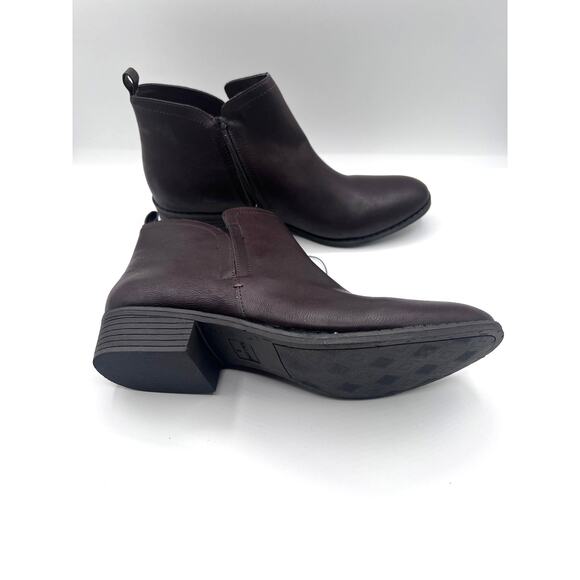 SUN+STONE 'CADEE' ANKLE CASUAL BOOTIES BROWN WOMENS 12M NEW - Picture 8 of 12